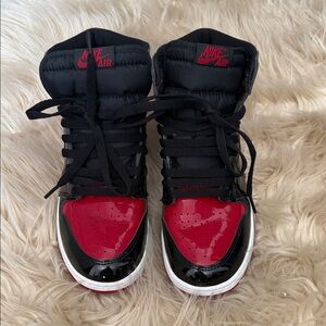 Kids Jordan Retro High-Top Sneakers in Black and Red
